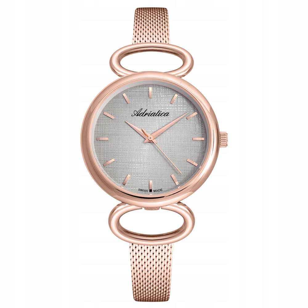 Zegarek Damski Adriatica A3708.9117Q różowe złoto