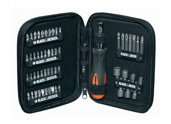 

Black&Decker Wkrętak z grzechotką oraz zestawe