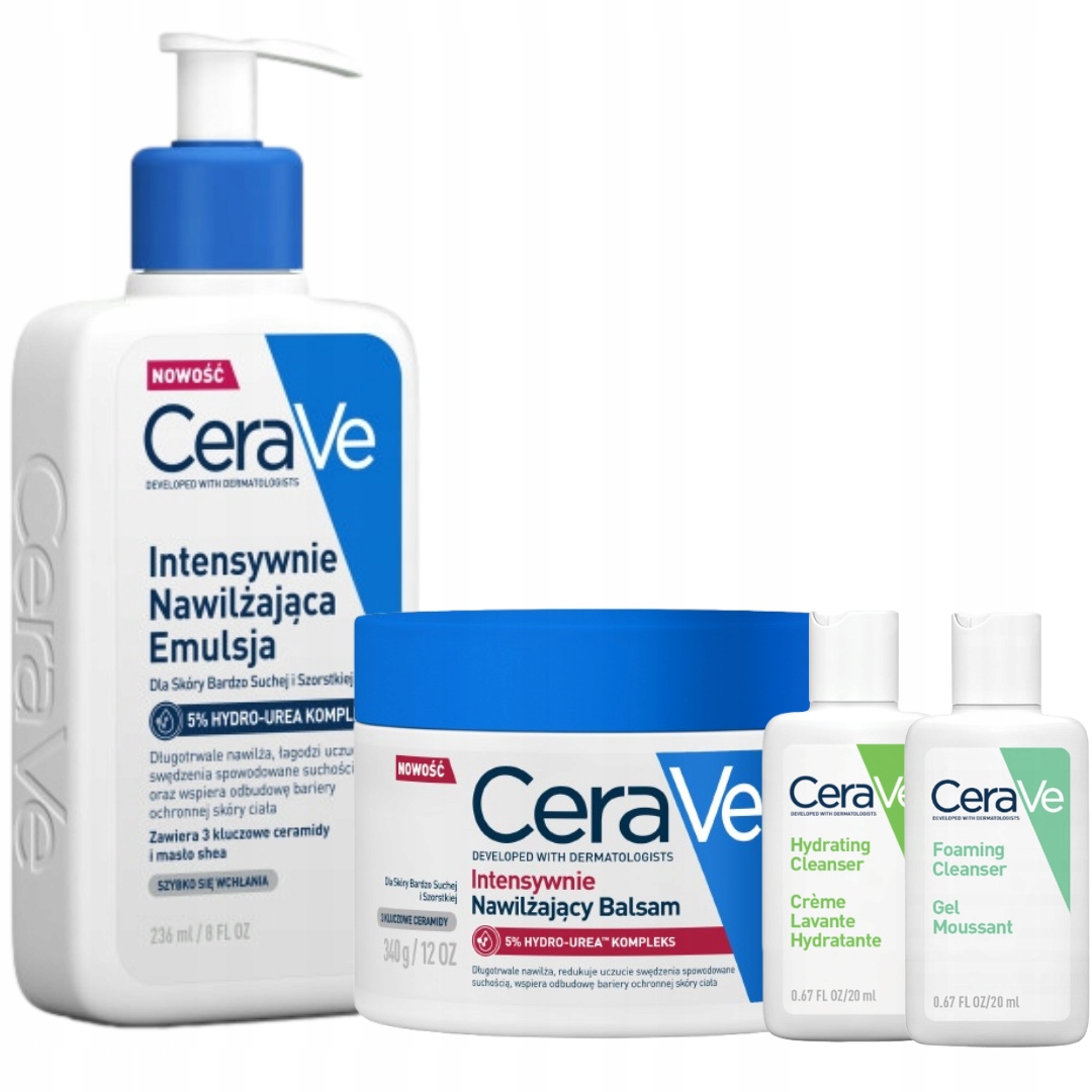 CeraVe Intensywnie nawilżający balsam, Intensywnie nawilżająca emulsja