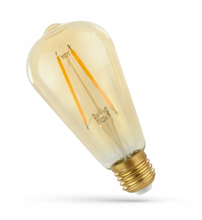 

Żarówka Led E27 2W filament retro ciepła biel