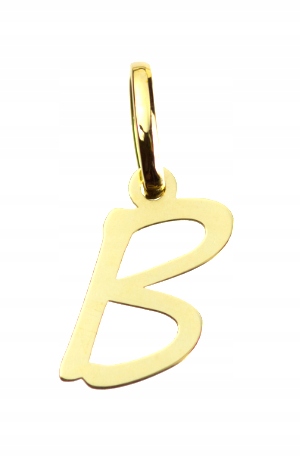 

Literka "b" Zawieszka Złota 333