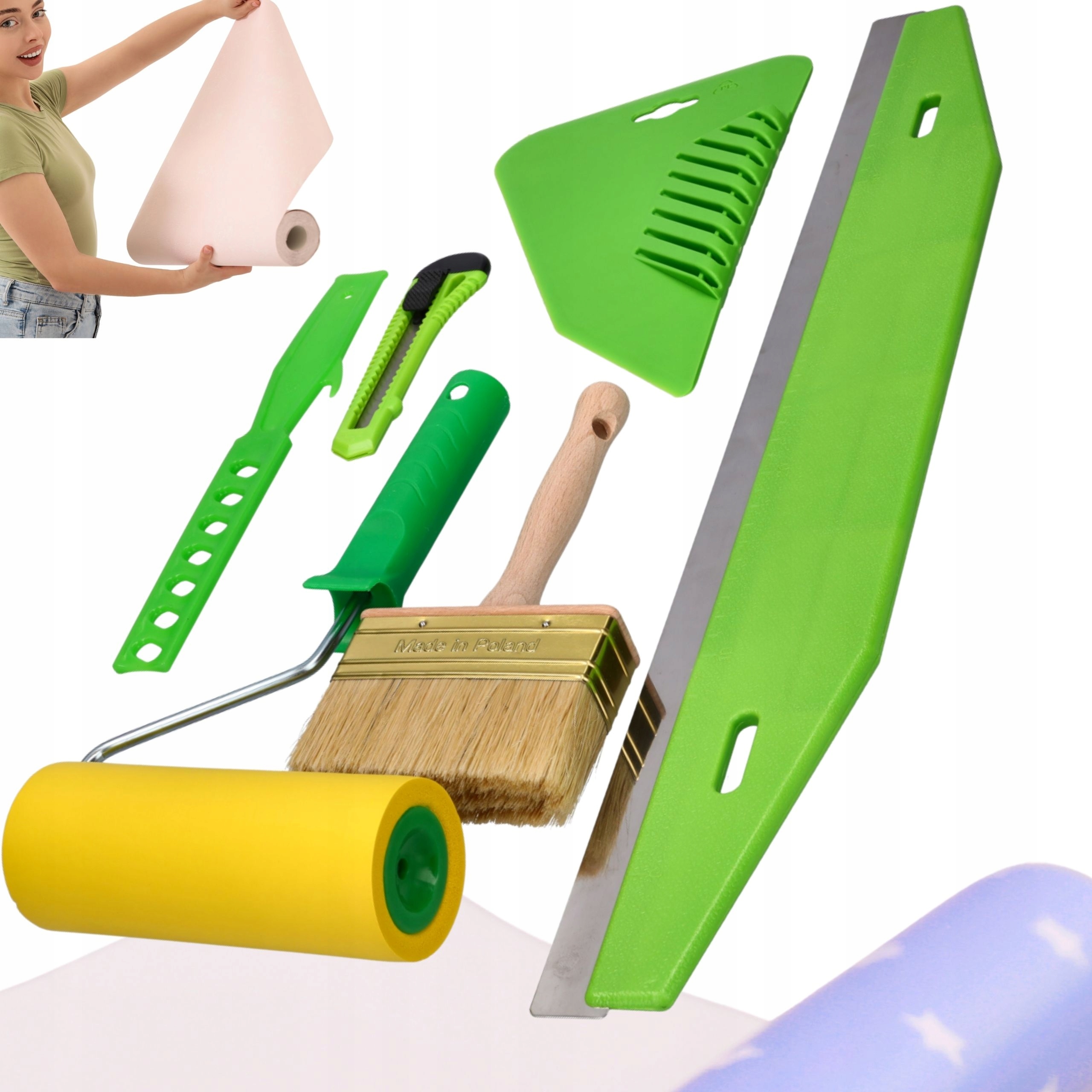 Zestaw do tapetowania Standard ToolSpace 6 elementów do tapetowania