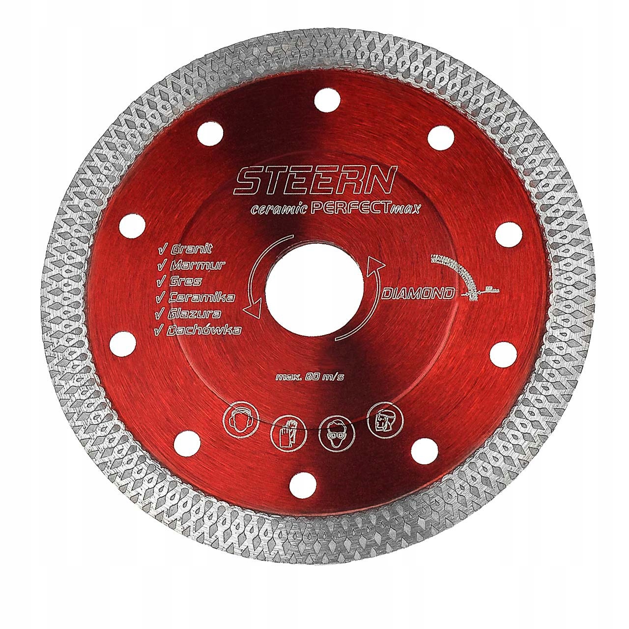 

250 x 25,4 mm Tarcza diamentowa Ceramic Steern