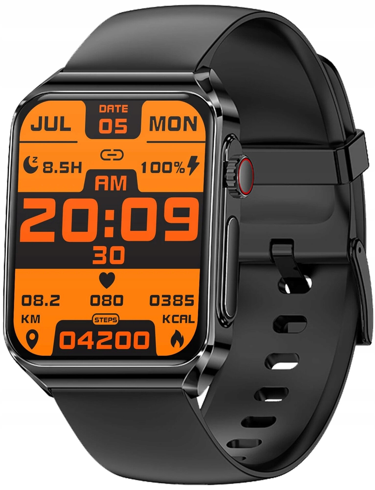 Smartwatch Blitzwolf BW-HL6 Black Silicon czarny