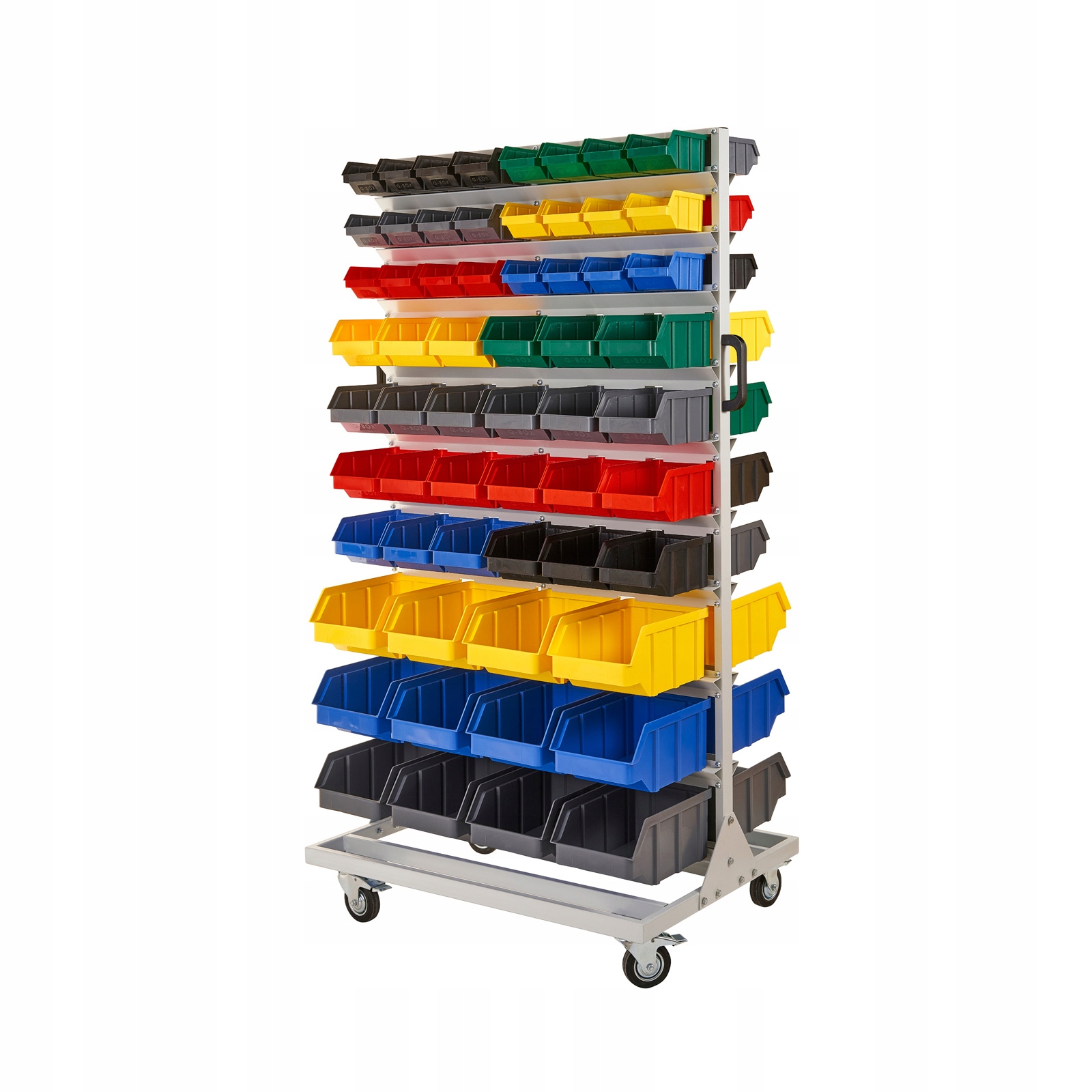 Regal warsztatowy RJ 03430 120 pojemnikow jezdny