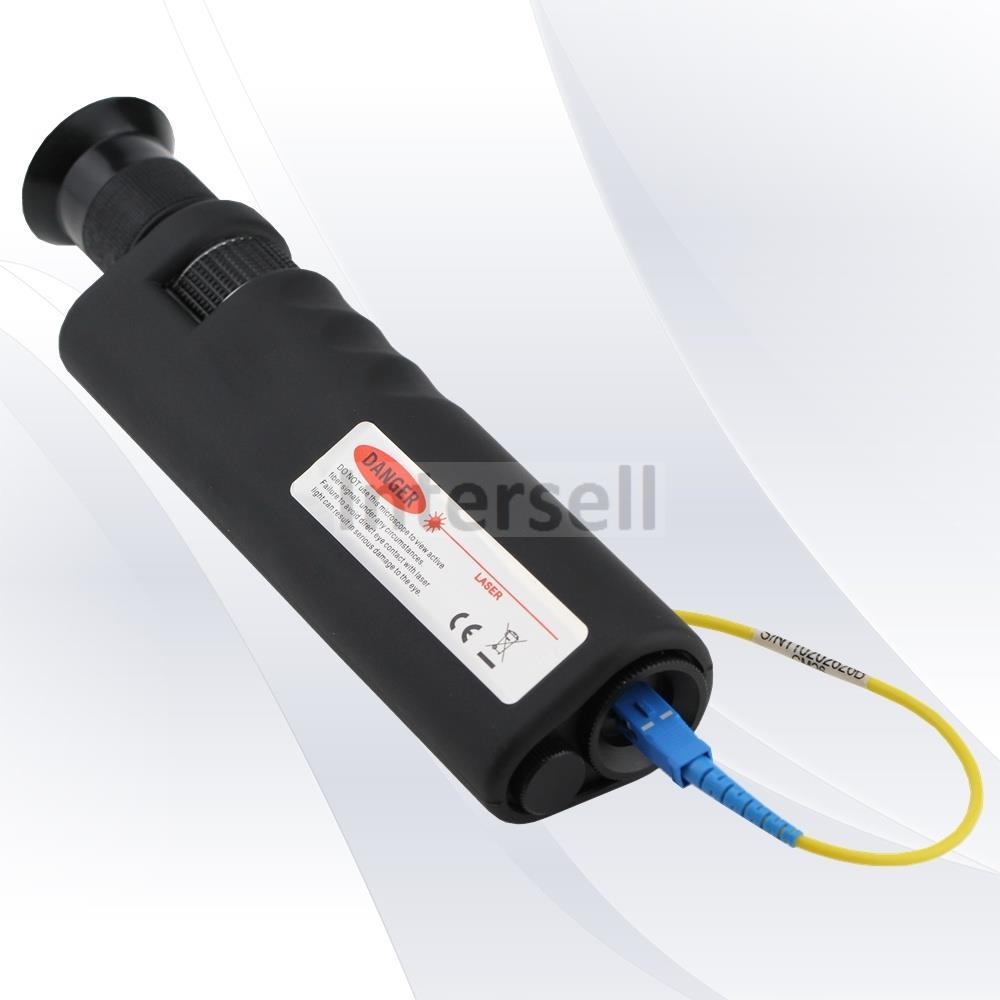 Optický mikroskop, praktický, x400, kontrola konektorov