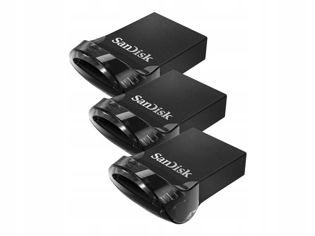 Sandisk Fit Ultra 32 Gb Usb 3.1 Pendrive Mini Nano zestaw 3 szt.