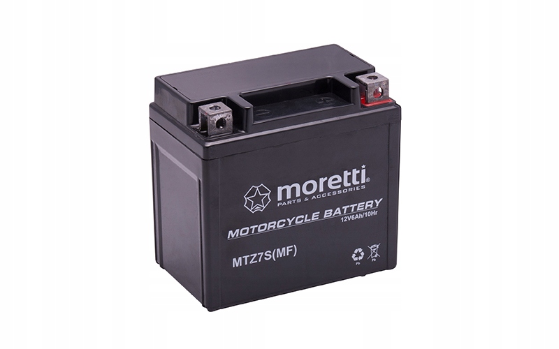 Akumulator MTZ7S YTZ7S Moretti Żelowy Agm 12V 6AH 130A