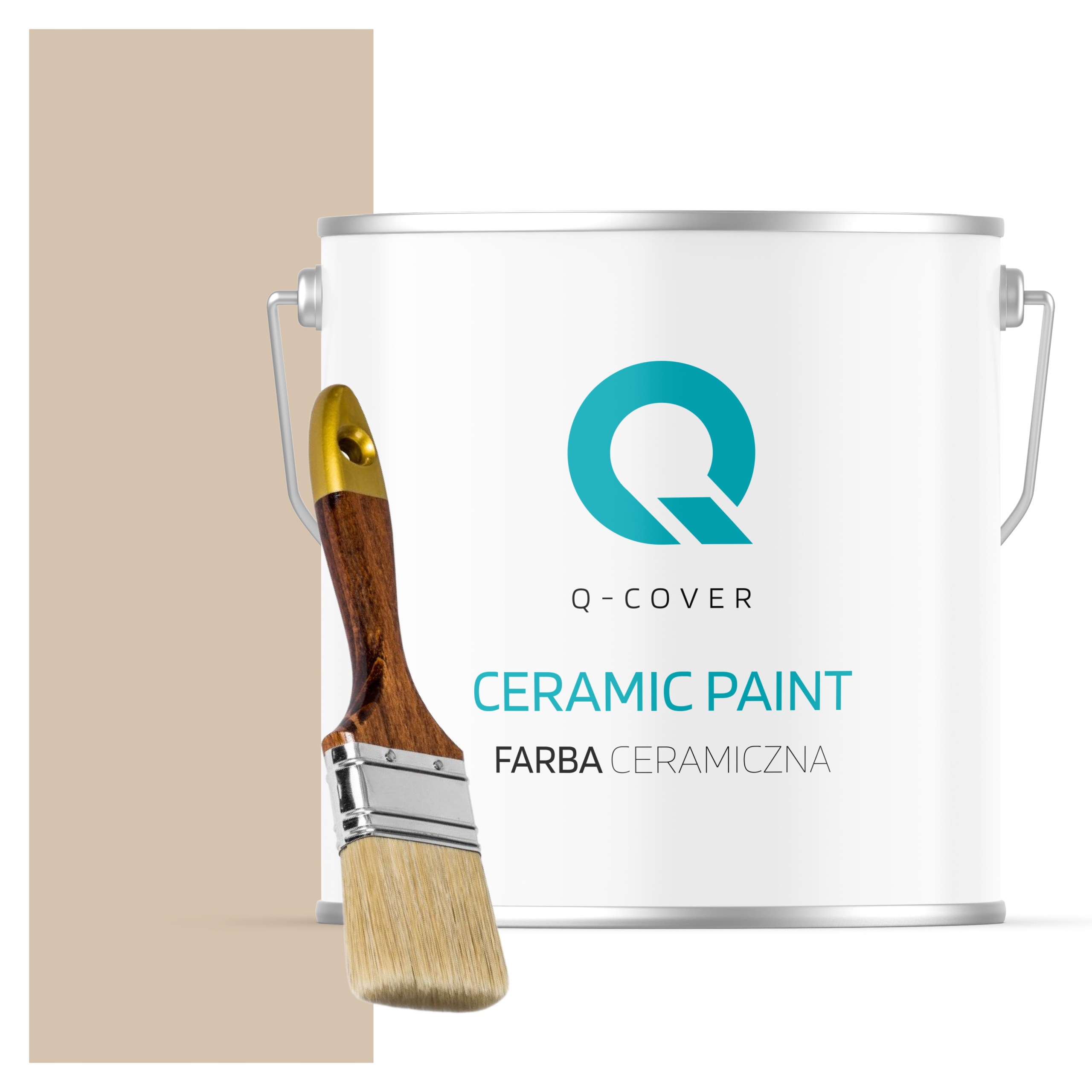 Keramická Farba Na Stenu Béžová H4155 5L Mat Výrobca Štetec Zdarma