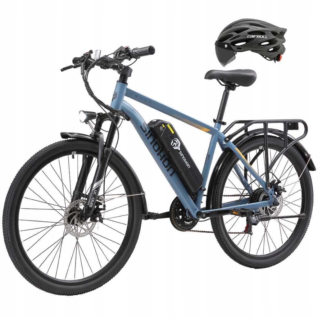 Sinohon EM200 Zadní nosič Elektrický bicykl Peak 750W 48V12.5Ah 45km/h 21 rychlostí