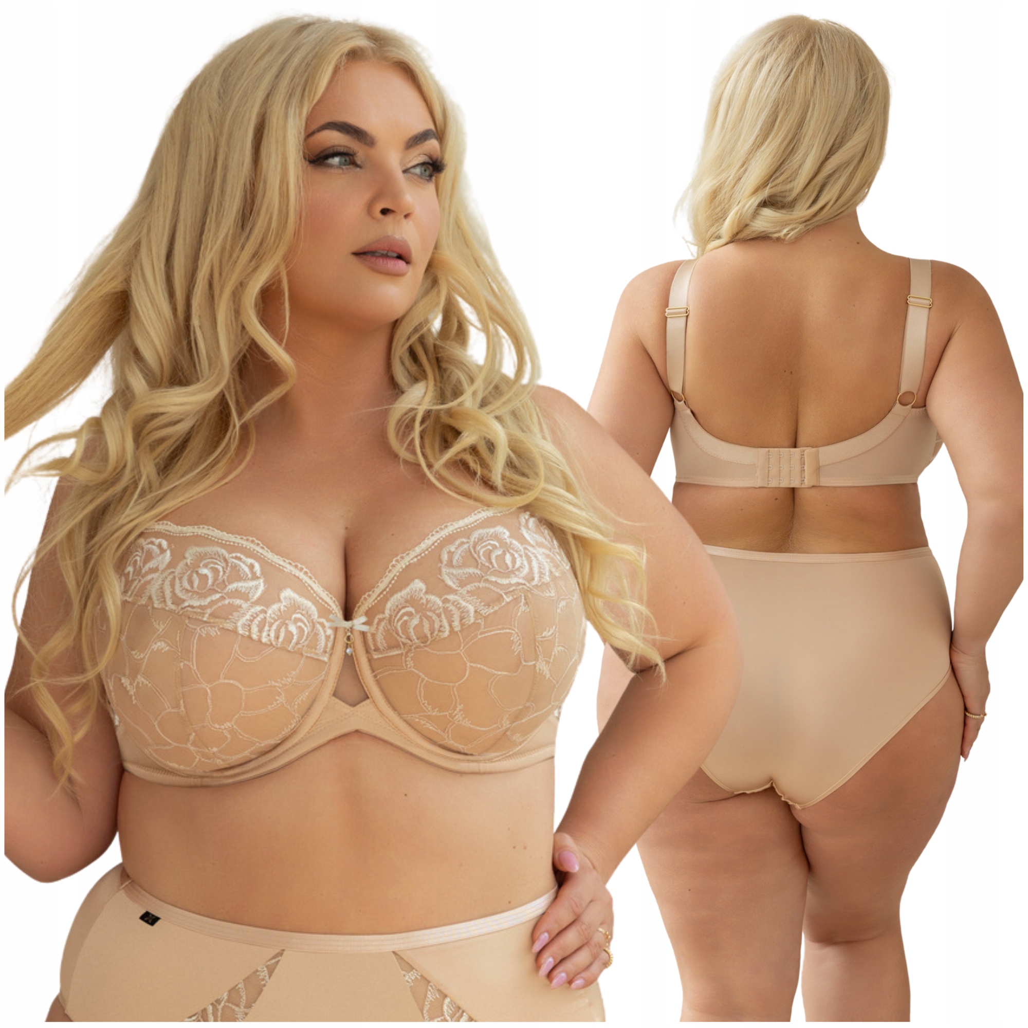 Podprsenka měkká béžová Krisline Dolce Opal Soft Full Cup 100F