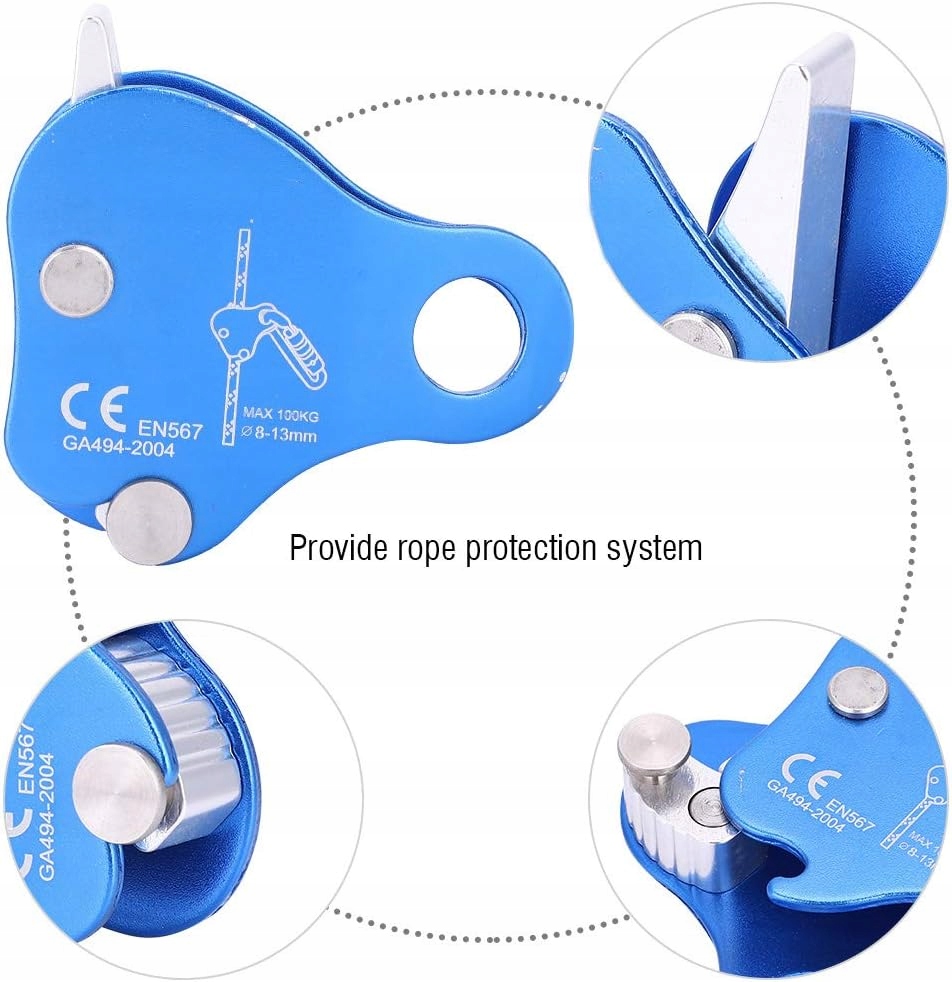 Hamulec linowy, linka do wspinaczki, uchwyt linowy, samoblokujący się Model pdhl217