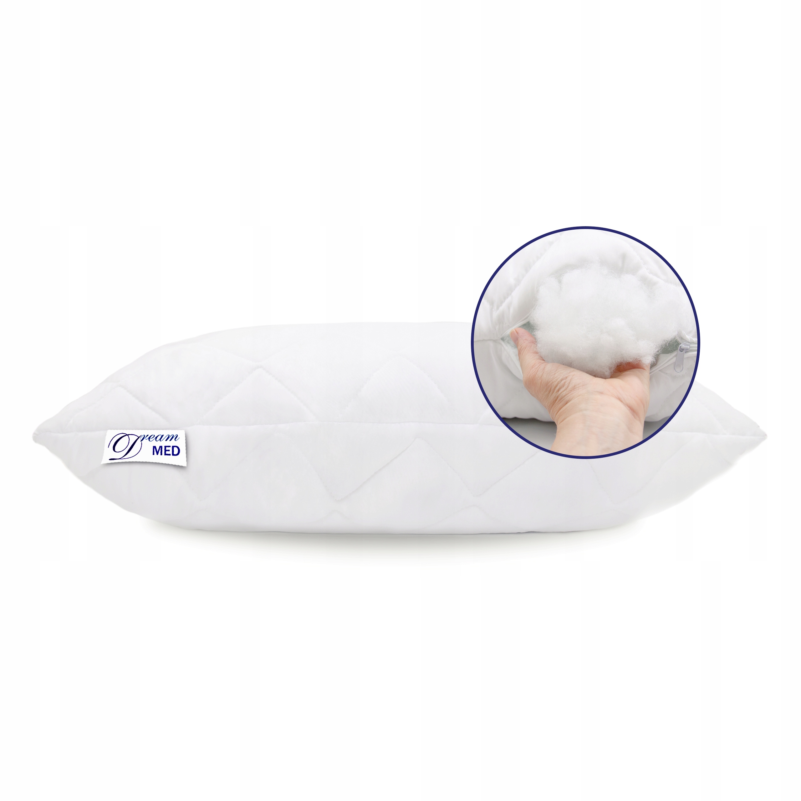 ZESTAW 2 SZT PODUSZKA 50X70 KOMPLET GRUBA PIKOWANA DREAMMED Długość (cm) 50