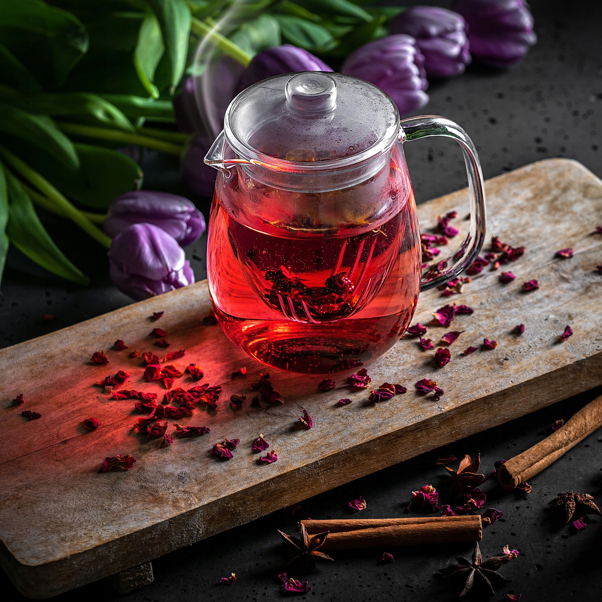 DZBANEK SZKLANY DO HERBATY 600ml ZAPARZACZ ZIÓŁ WKŁAD Z ZAPARZACZEM Marka Kadax