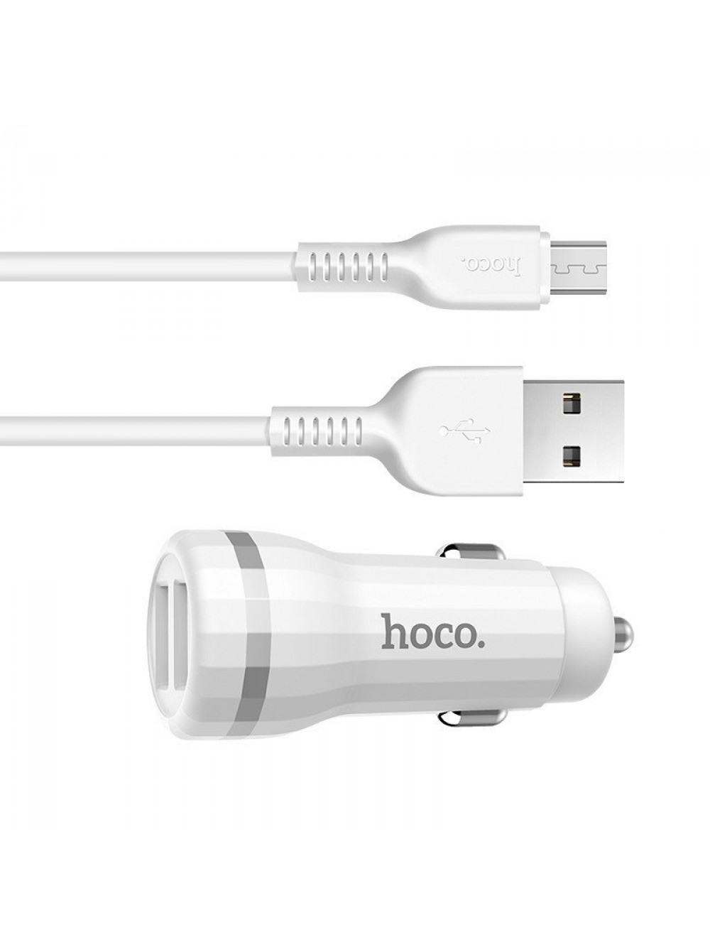Ładowarka samochodowa HOCO Z27 2xUSB+Kabel Micro Producent Hoco