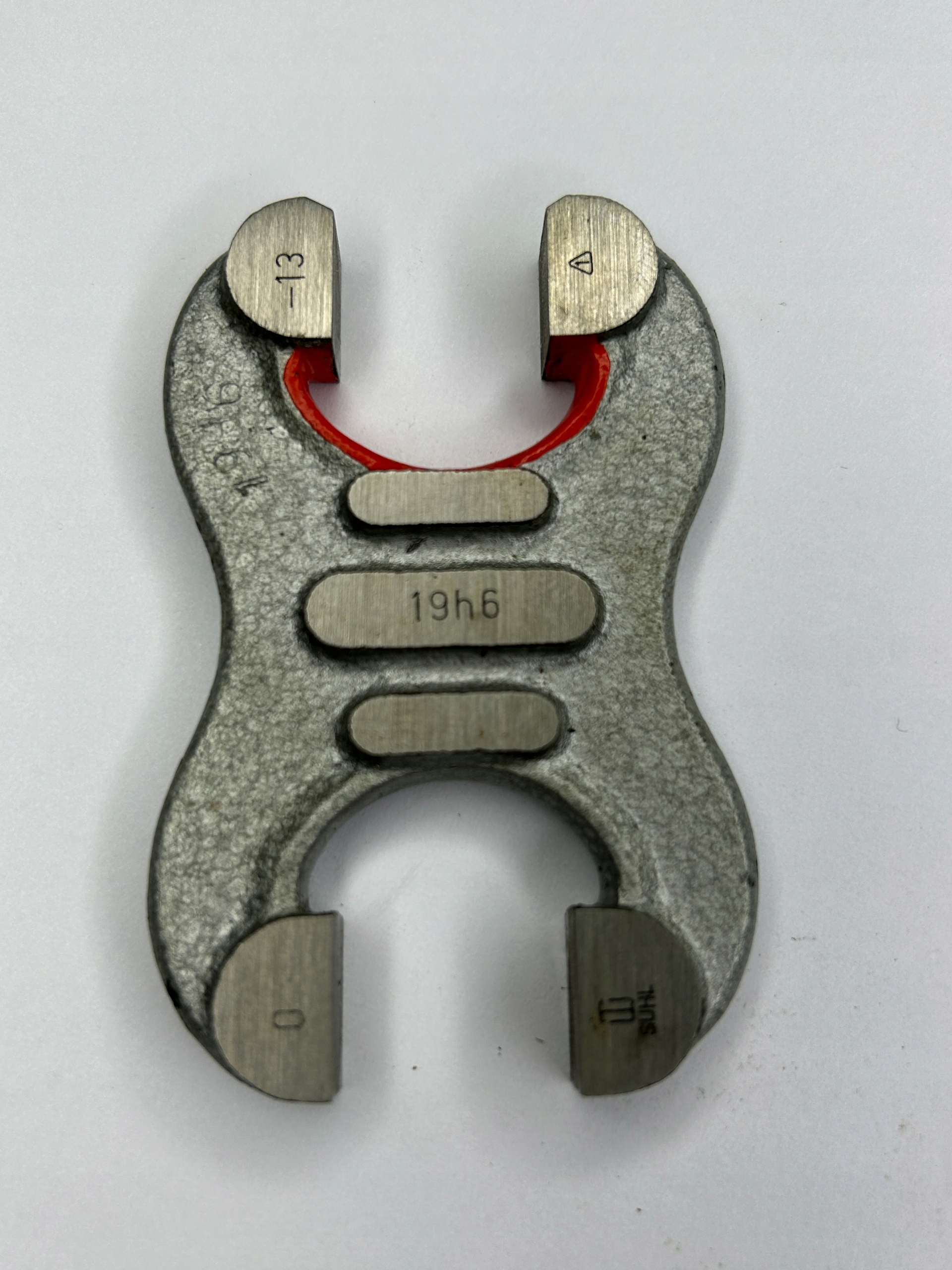 Sprawdzian szczękowy dwustronny 19mm h6 SUHL