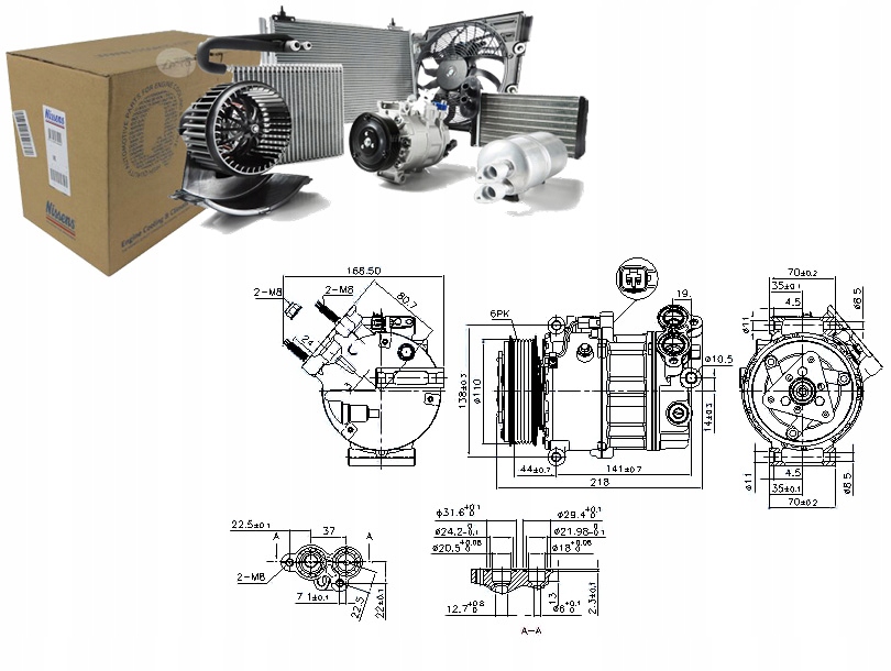 NIS890125 Kompresor Klimatizace Volvo C30, S40 II Asistent řidiče #33