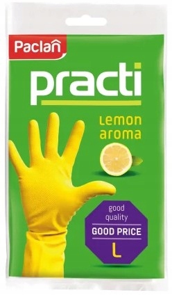 

Paclan gumowe rękawiczki zapachowe Lemon rozmiar L