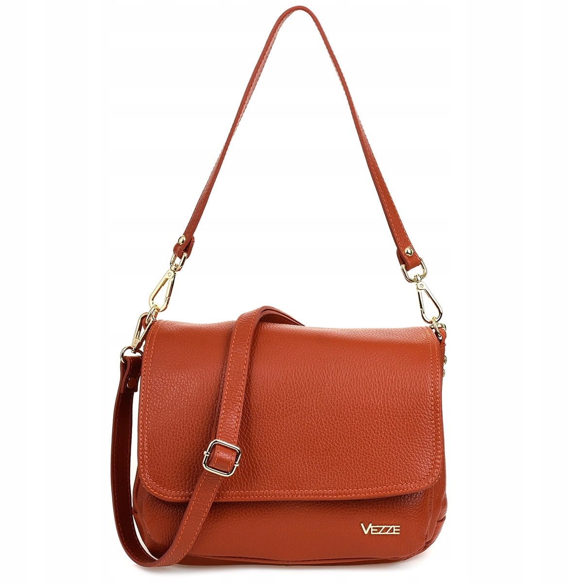 Kožená kabelka Vezze Palmare Papaja