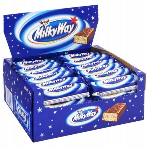 Baton Milky Way Mleczna Czekolada 56 szt x 21,5 g