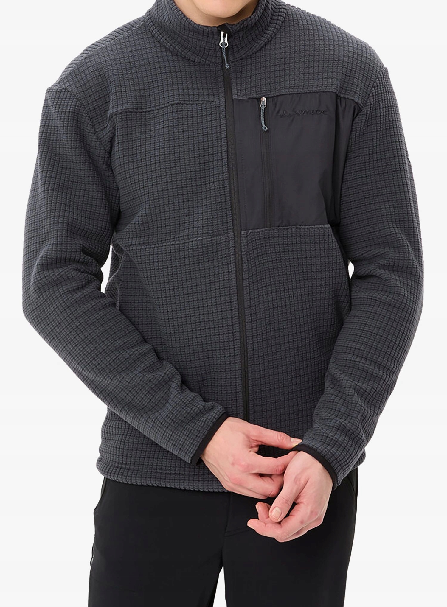 Fleecová bunda Vaude Neyland Fleece Jacket II fantomová černá XXL