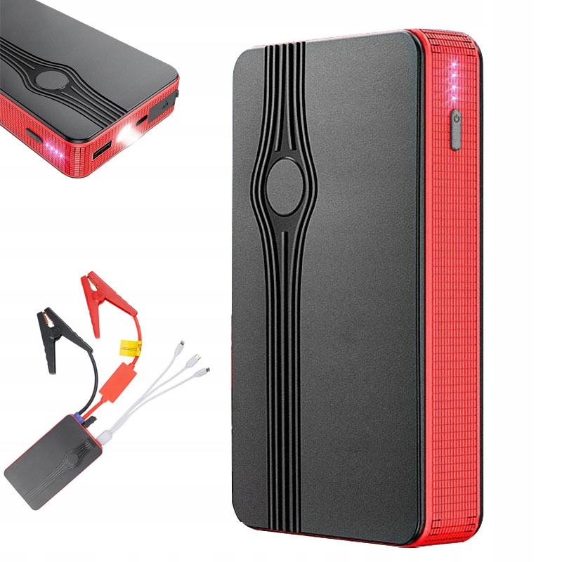 Jump Starter Startovací Booster Zařízení Powerbank Svítilna 30000 mAh 12V 400A