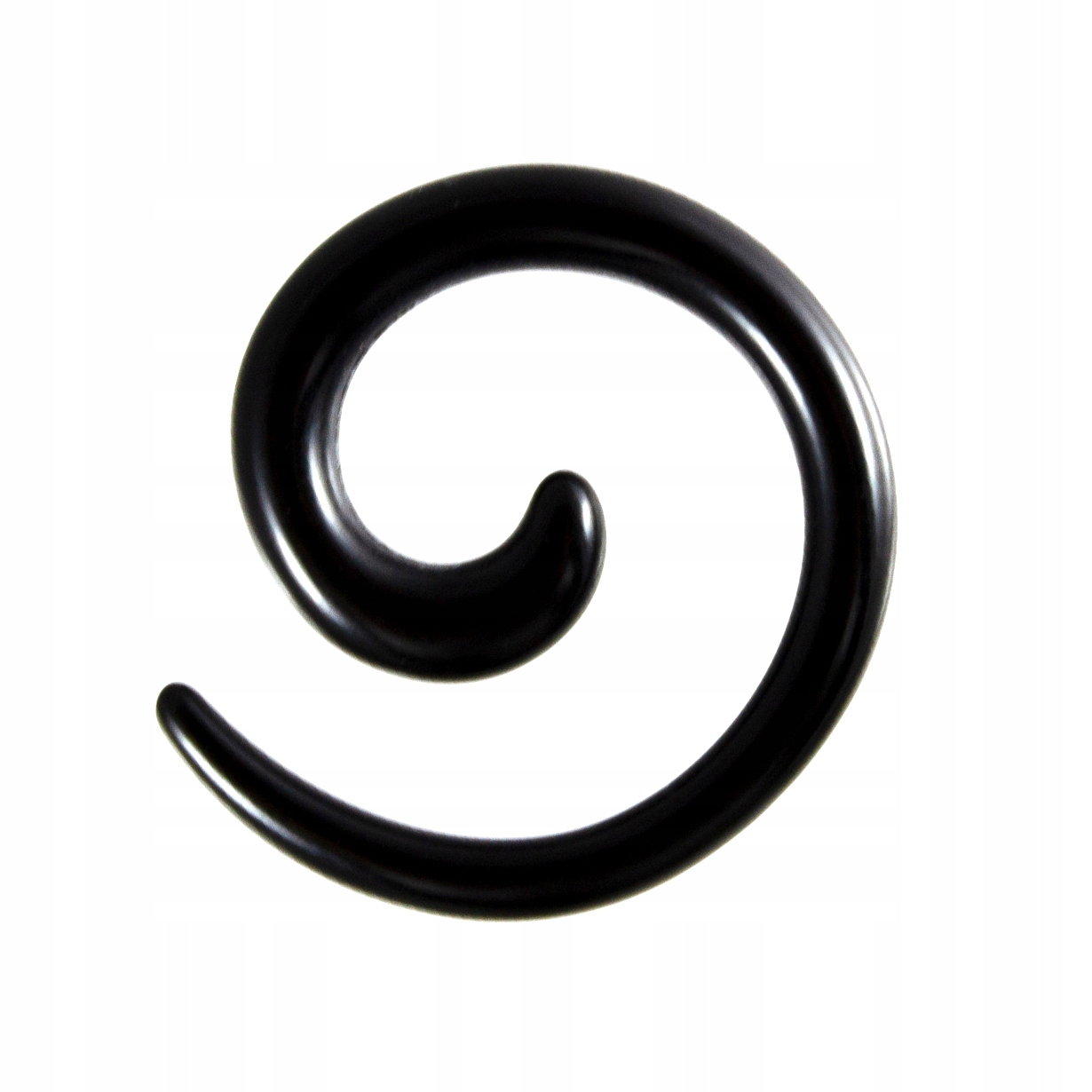 AKRYLOWY ROZPYCHACZ SPIRALA CZARNA 2 mm Marka OTHER Piercing