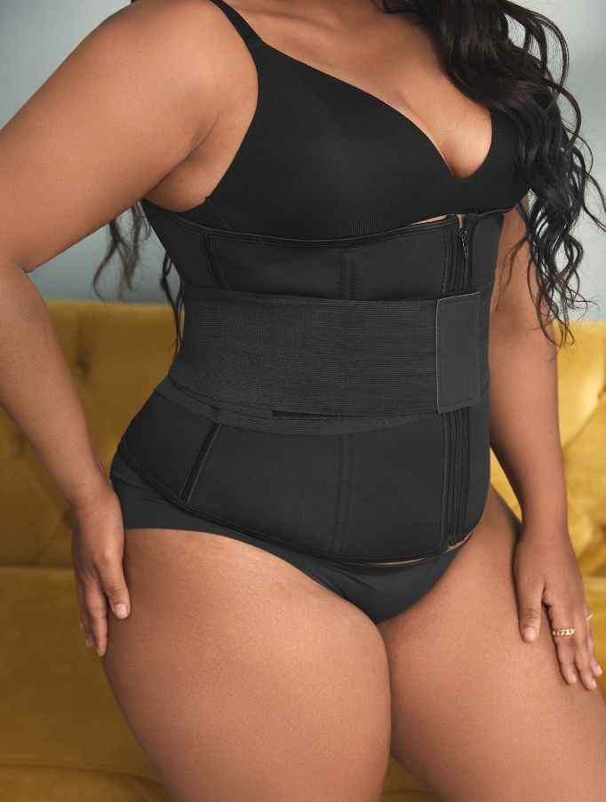 GORSET WYSZCZUPLAJĄCY SHEIN Kolor czarny