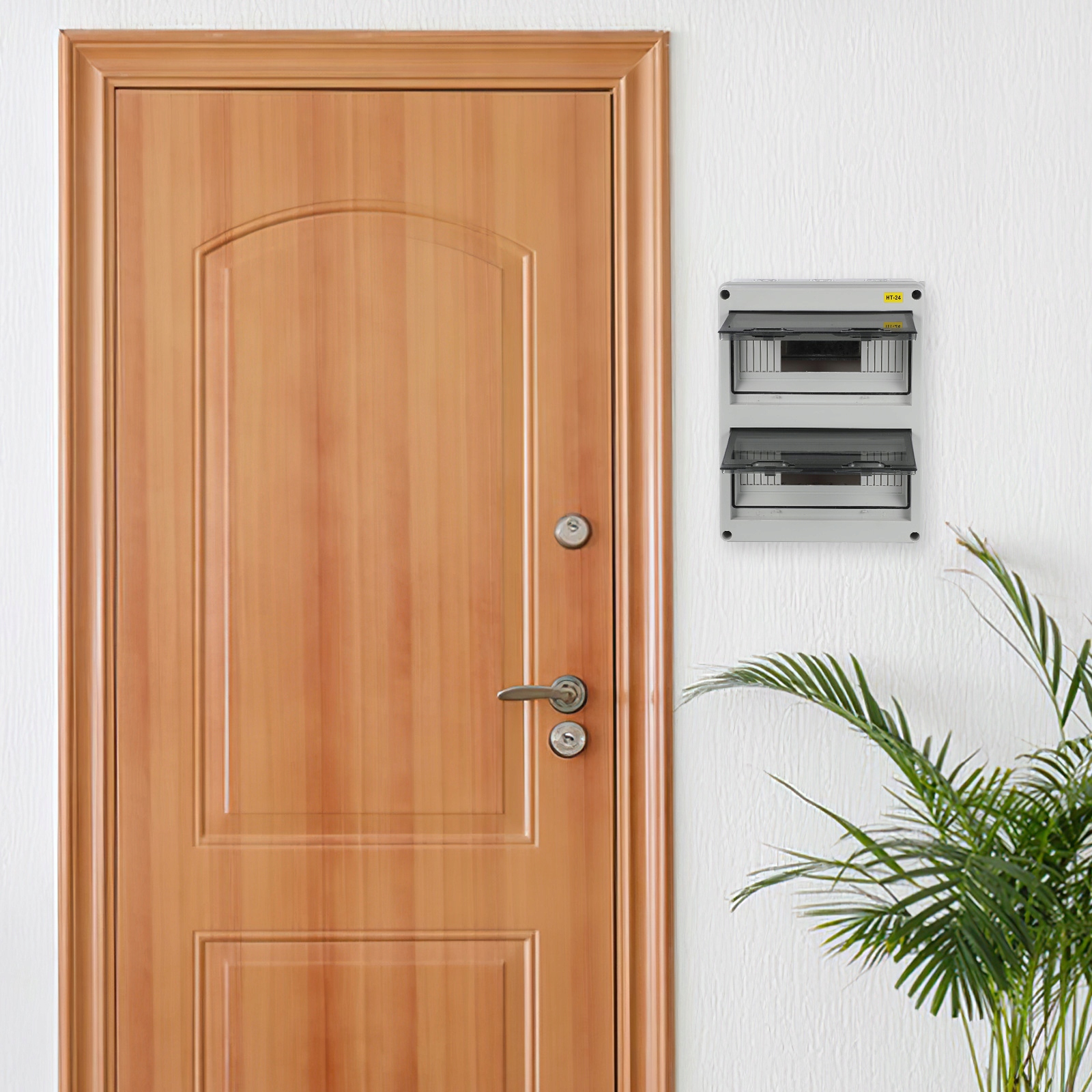 SKRZYNKA ROZDZIELCZA ELEKTRYCZNA WODOODPORNA NA ZEWNĄTRZ ROZDZIELCZA HT-24 Marka bez marki