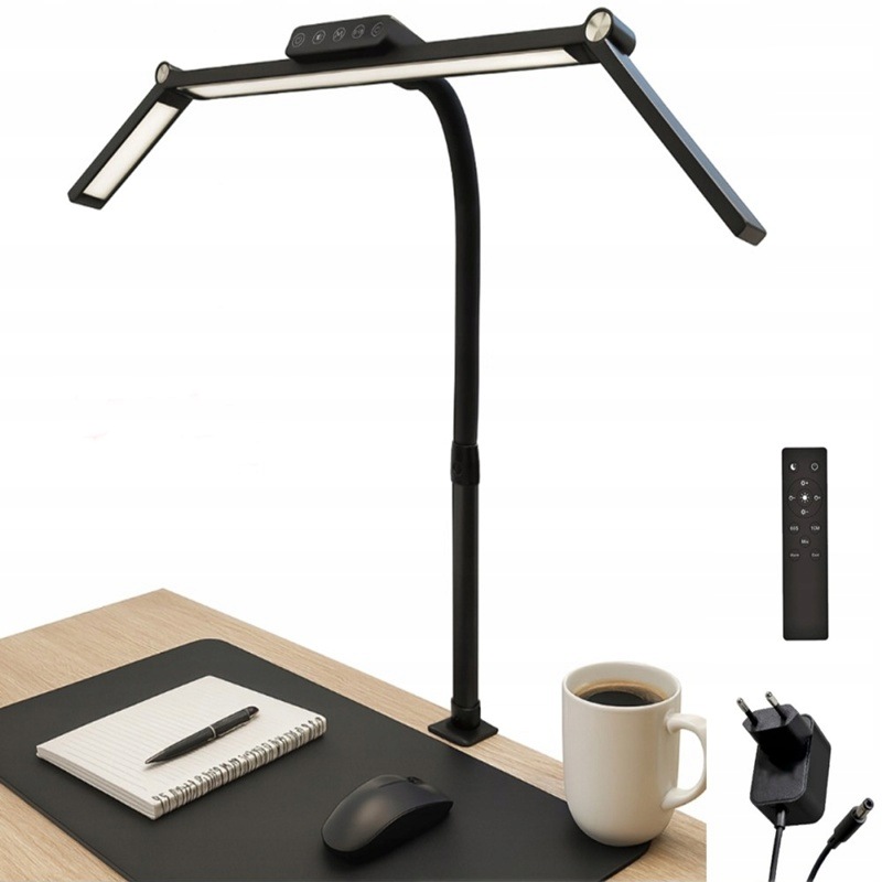 Led Kreslicí Lampa Na Stůl Bezstínová Stolní Lampa Pro Pracovní Desku X Dálkový Ovladač