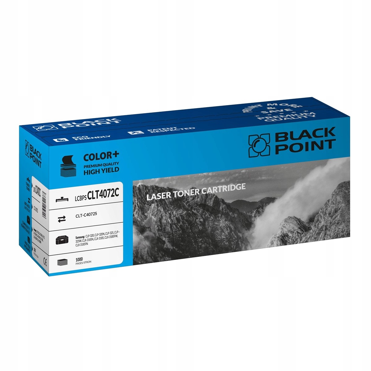 Black Point toner LCBPSCLT4072C zastępuje Samsung CLT-C4072S, niebieski
