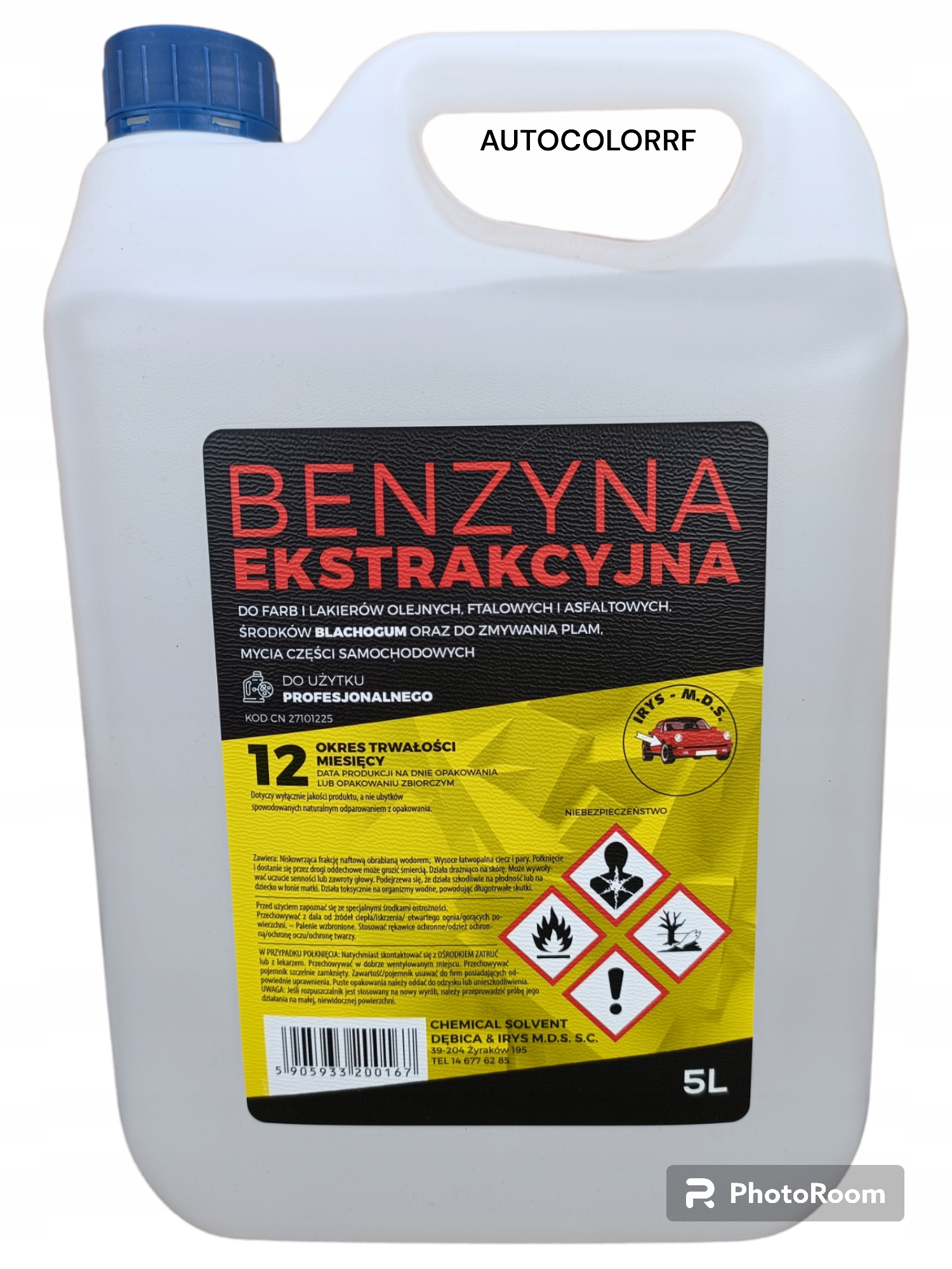 Benzyna ekstrakcyjna IRYS 5000 ml