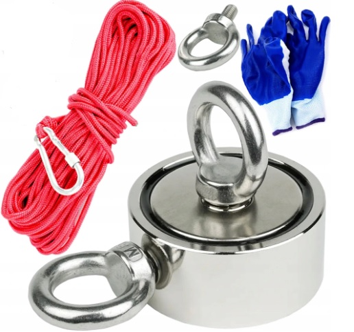 

Magnes Neodymowy Do Poszunkiwań 240KG KD10416 Lina