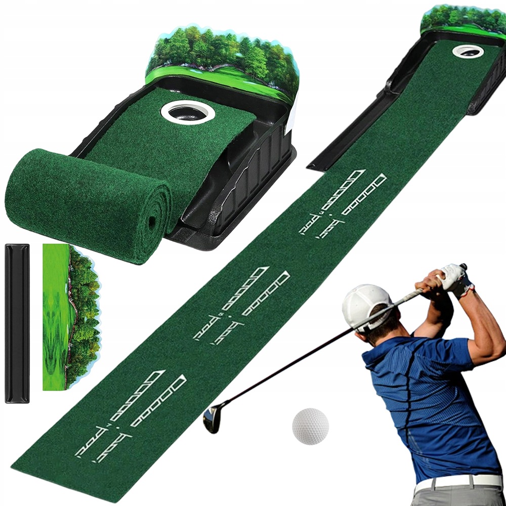 Zestaw Biurowy Do Gry W Mini Golfa Gra Putter Do Celu Golf Mata Minigolf