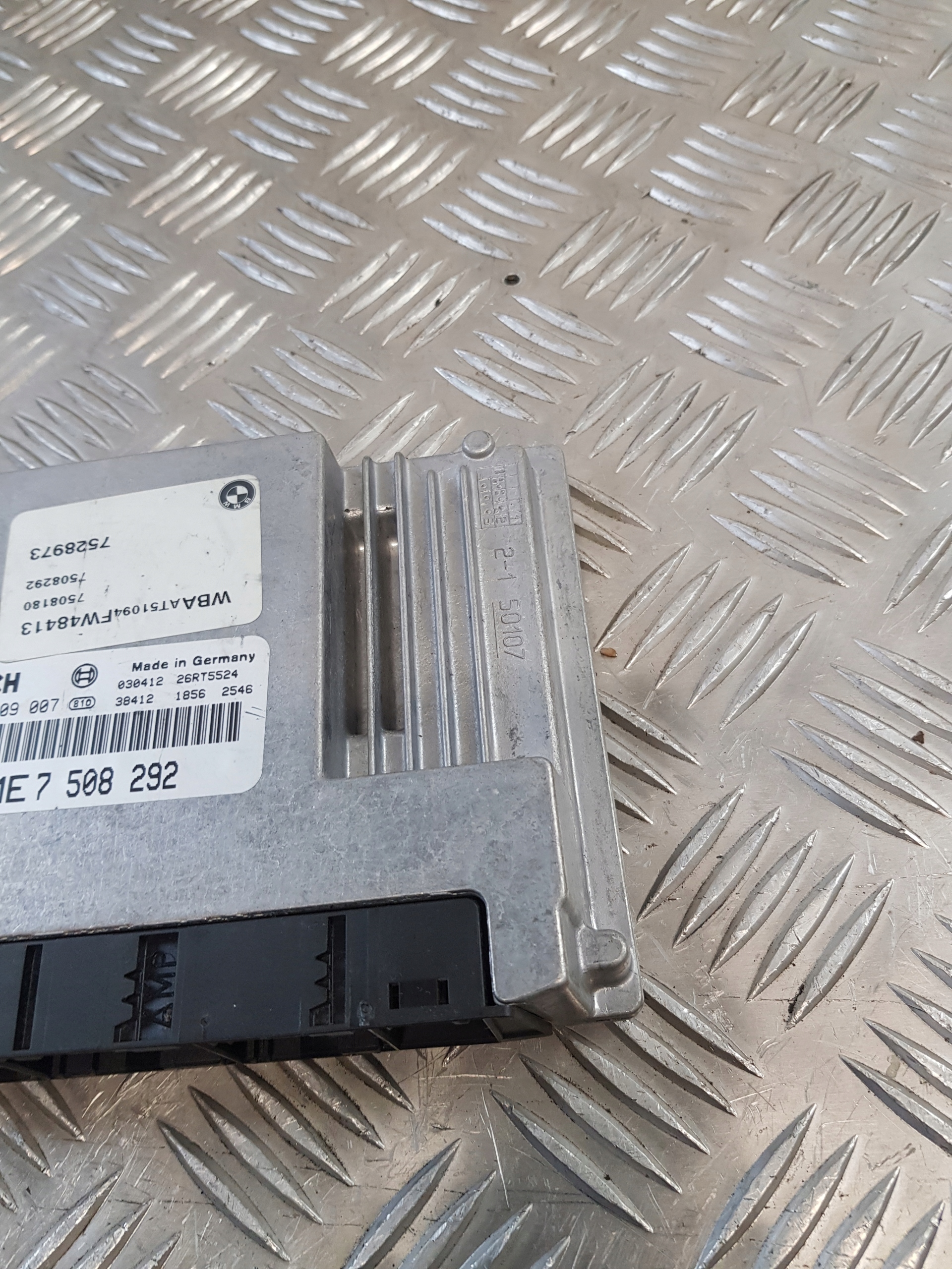 control unit of the engine 7508292 BMW E46 COMPACT LIFT 1.8B EUROPA