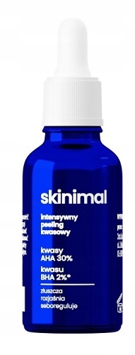 SKINIMAL Intensywny Peeling Kwasowy AHA 30% BHA 2% Marka Skinimal