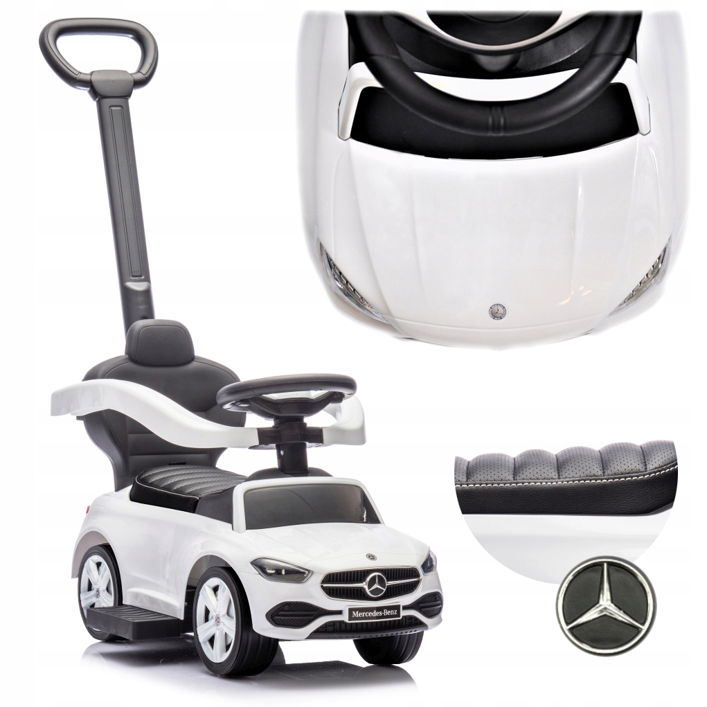 Samochód dla dzieci Jeździk Mercedes 3w1 Dla Dwulatka na roczek