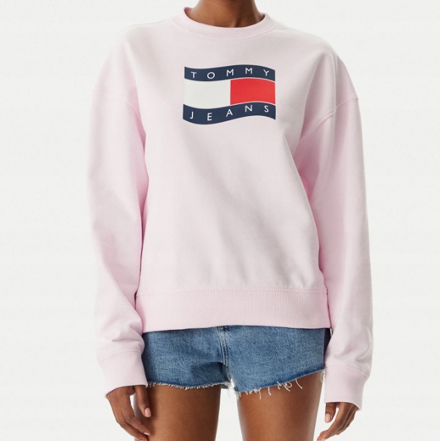 Tommy Jeans Mikina Wavy Flag DW0DW22742 S