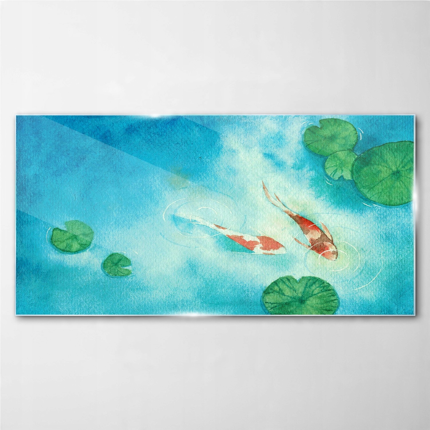

Obraz szklany Malarstwo zwierzę ryba koi 100x50 cm