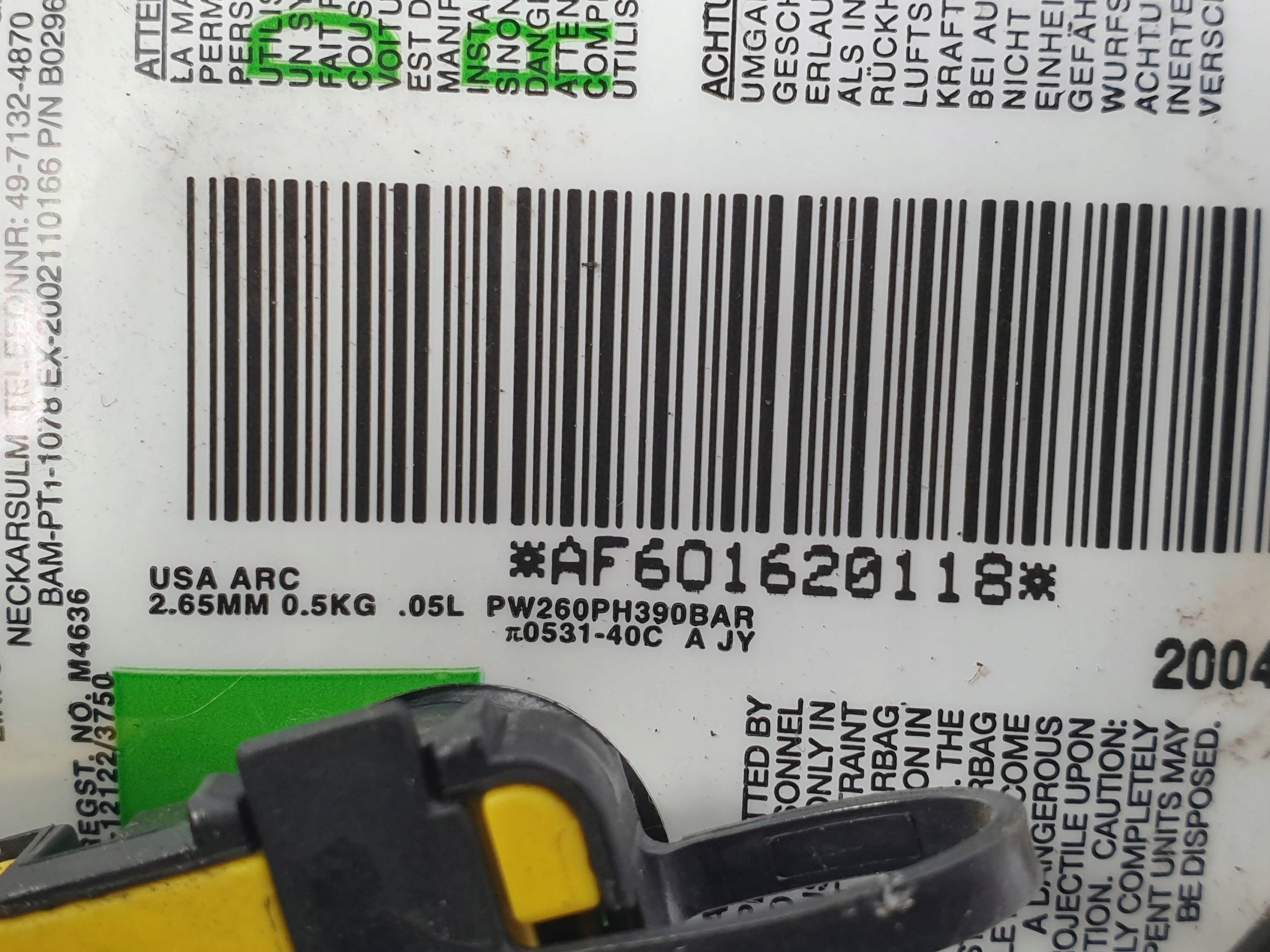 airbag airbag HYUNDAI GETZ