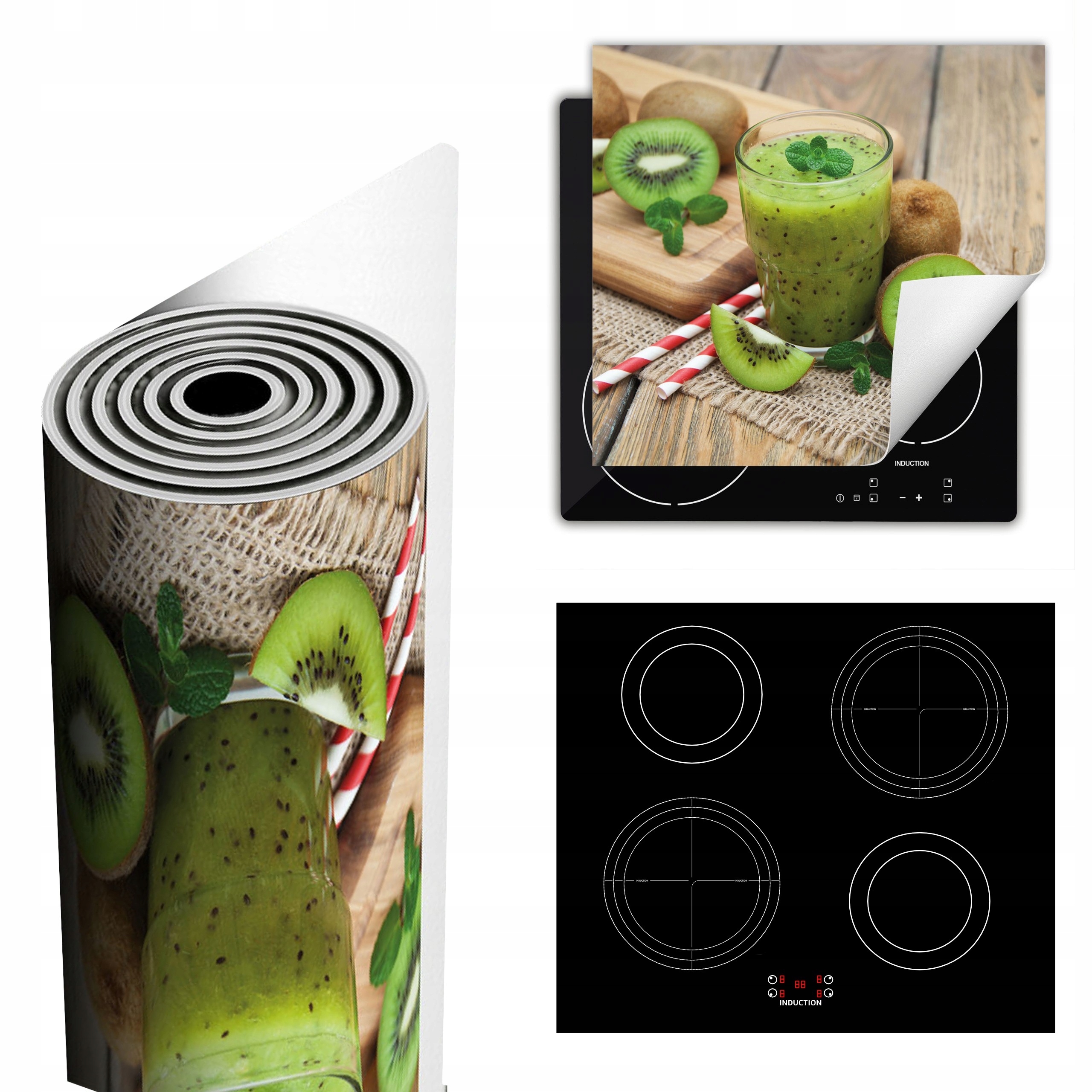 Ochranná Podložka Na Sporák Má Více Místa 60x52 Kiwi – dřevo