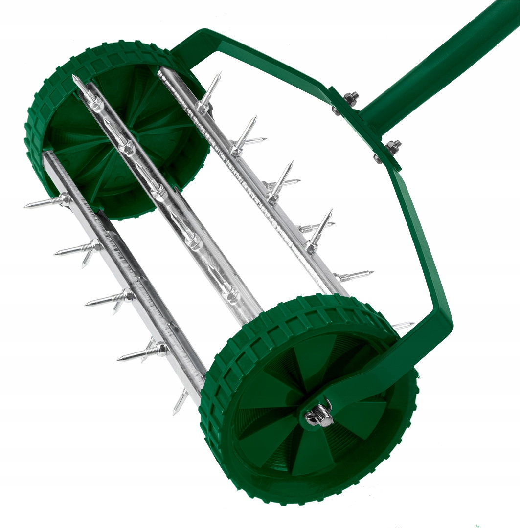Aerator ręczny, wertykulator walcowy do trawy 27 kolcy średnica 15cm VERTO Kod producenta 15G539