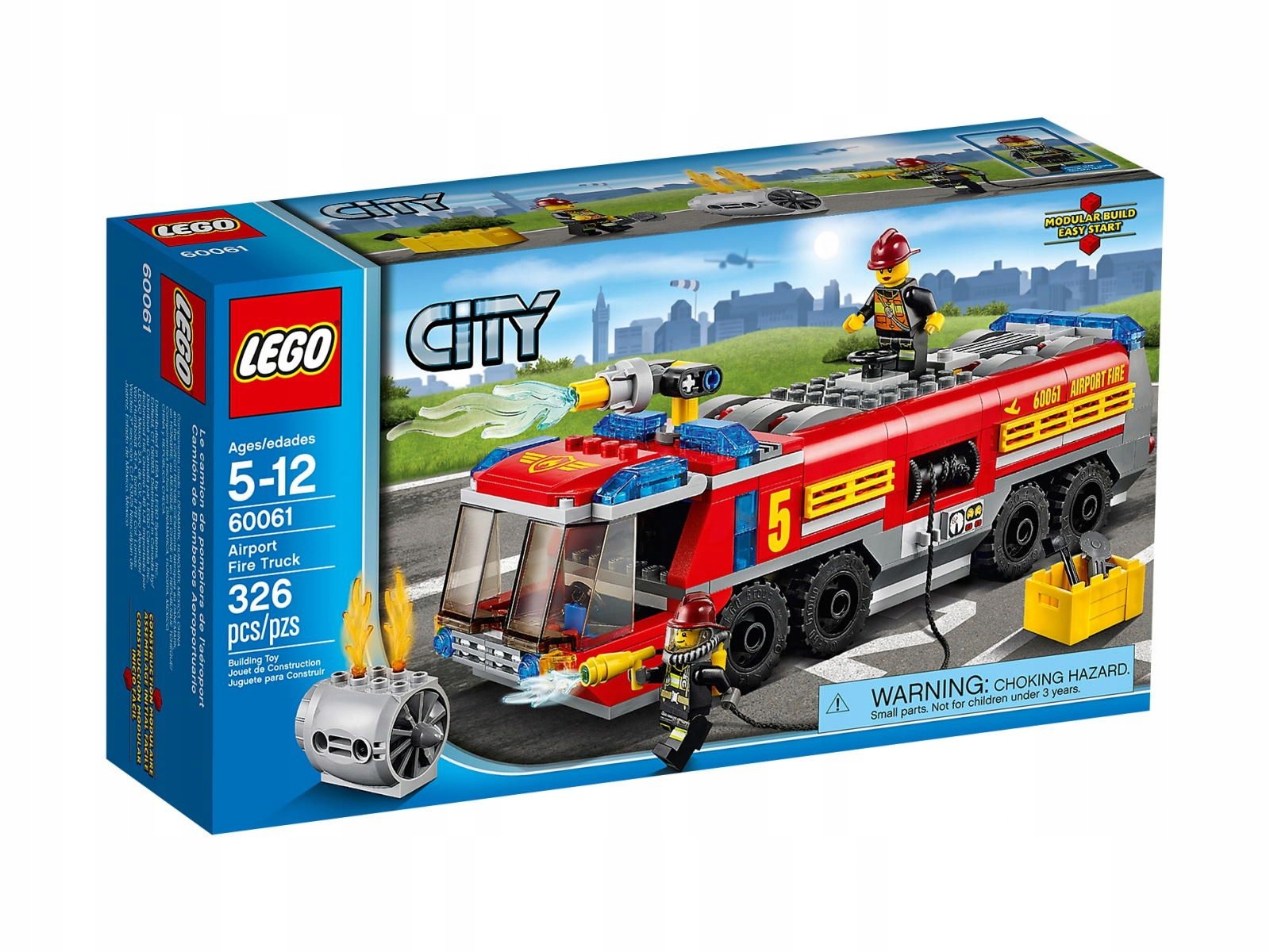 Lego City 60061 Letištní hasičský vůz