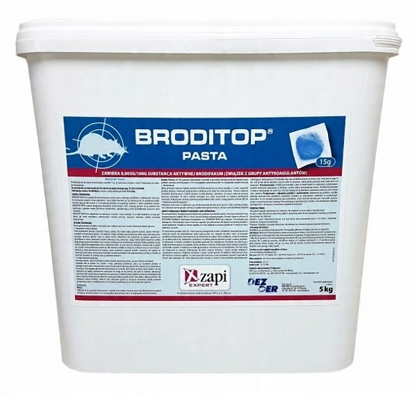 

Broditop saszetki Trucizna na Szczury myszy 5 kg