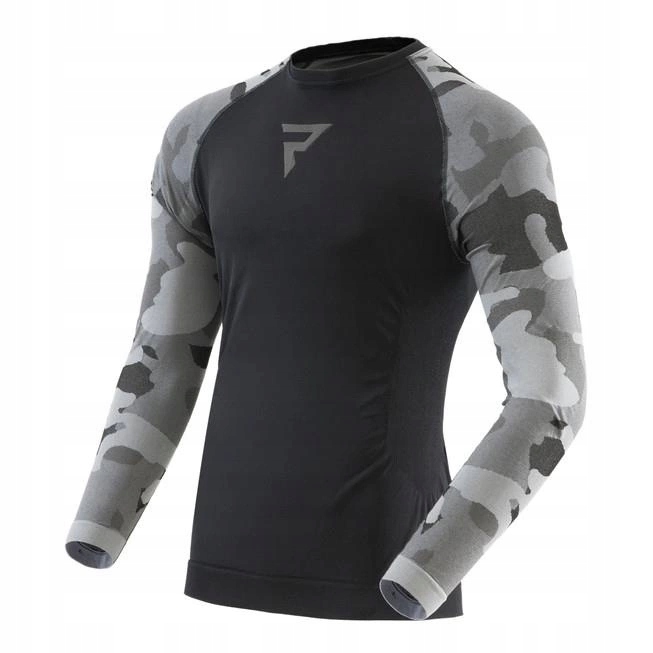 Koszulka termoaktywna Rebelhorn Freeze II Camo szary Gratisy