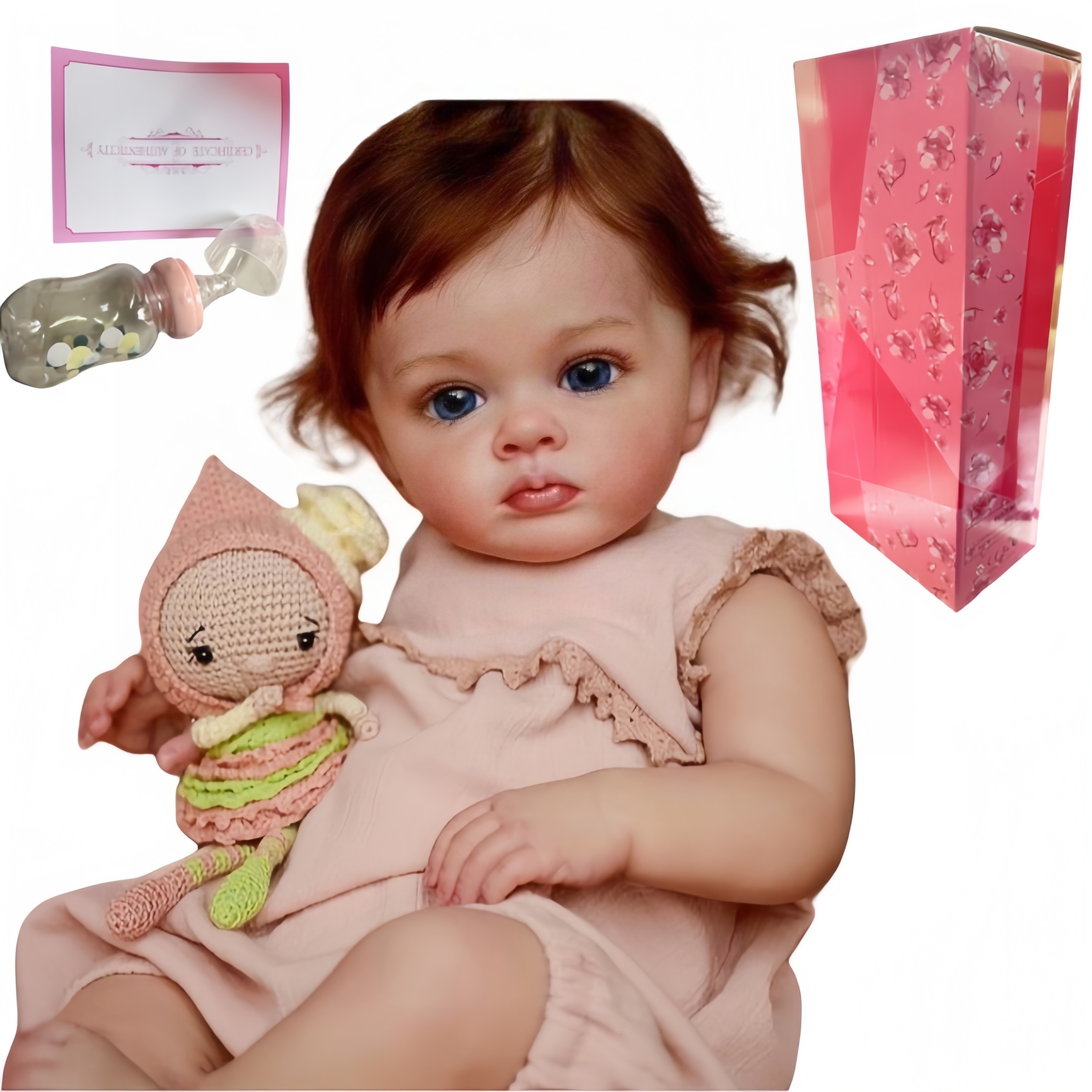 Lalka jak żywa Reborn Cutie realistycznych silikonowych dla niemowląt 45cm
