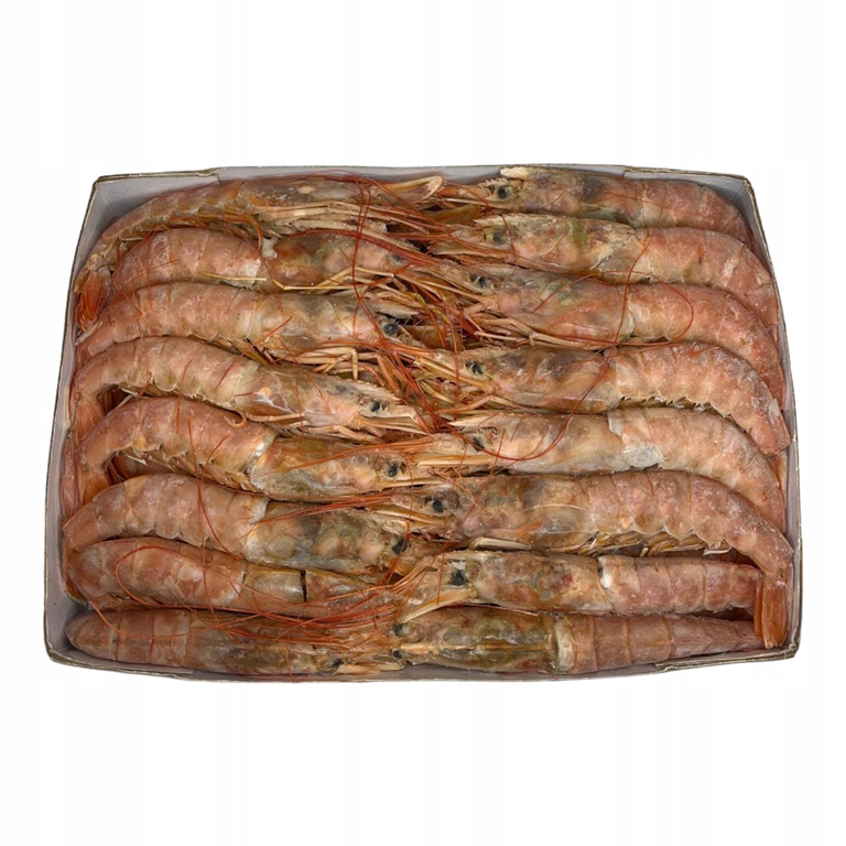 Krewetki Argentyńskie Czerwone Dzikie Surowe Całe 10-20szt./kg 2kg Mrożone
