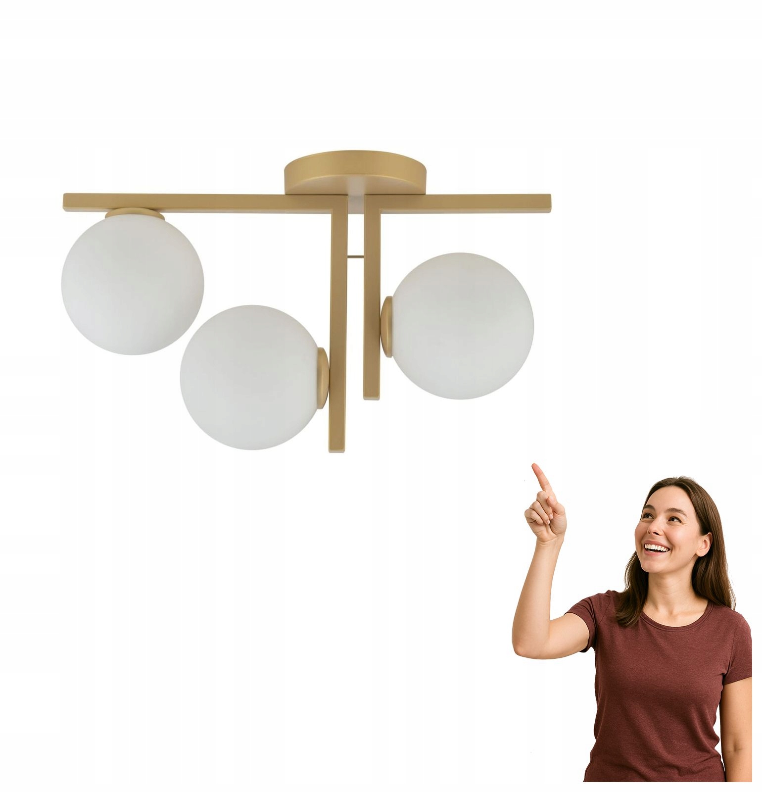 Stropná lampa Andy 3 33338 Sigma Lighting