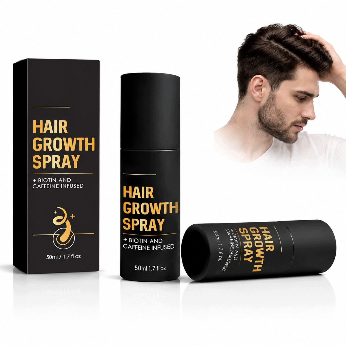 Tonikum ricinovým olejem stimulující růst vlasů sprej 2* 50 ml