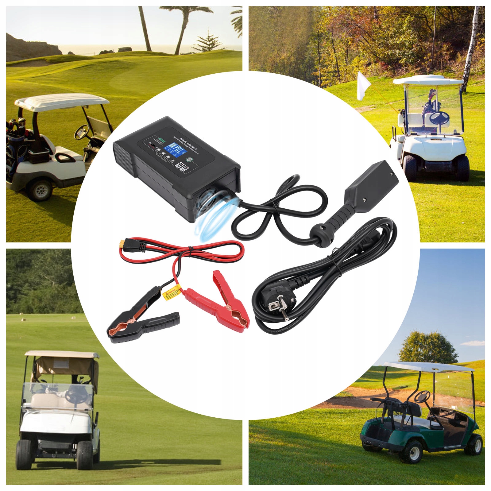 Ładowarka do wózków golfowych 36v18a Model P3648